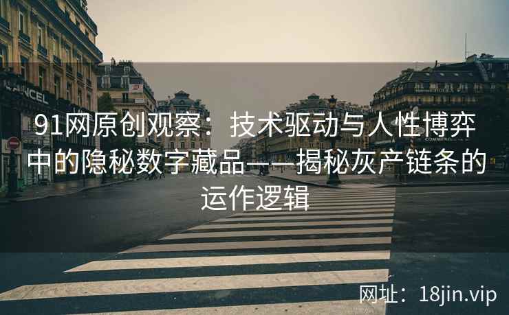 91网原创观察：技术驱动与人性博弈中的隐秘数字藏品——揭秘灰产链条的运作逻辑